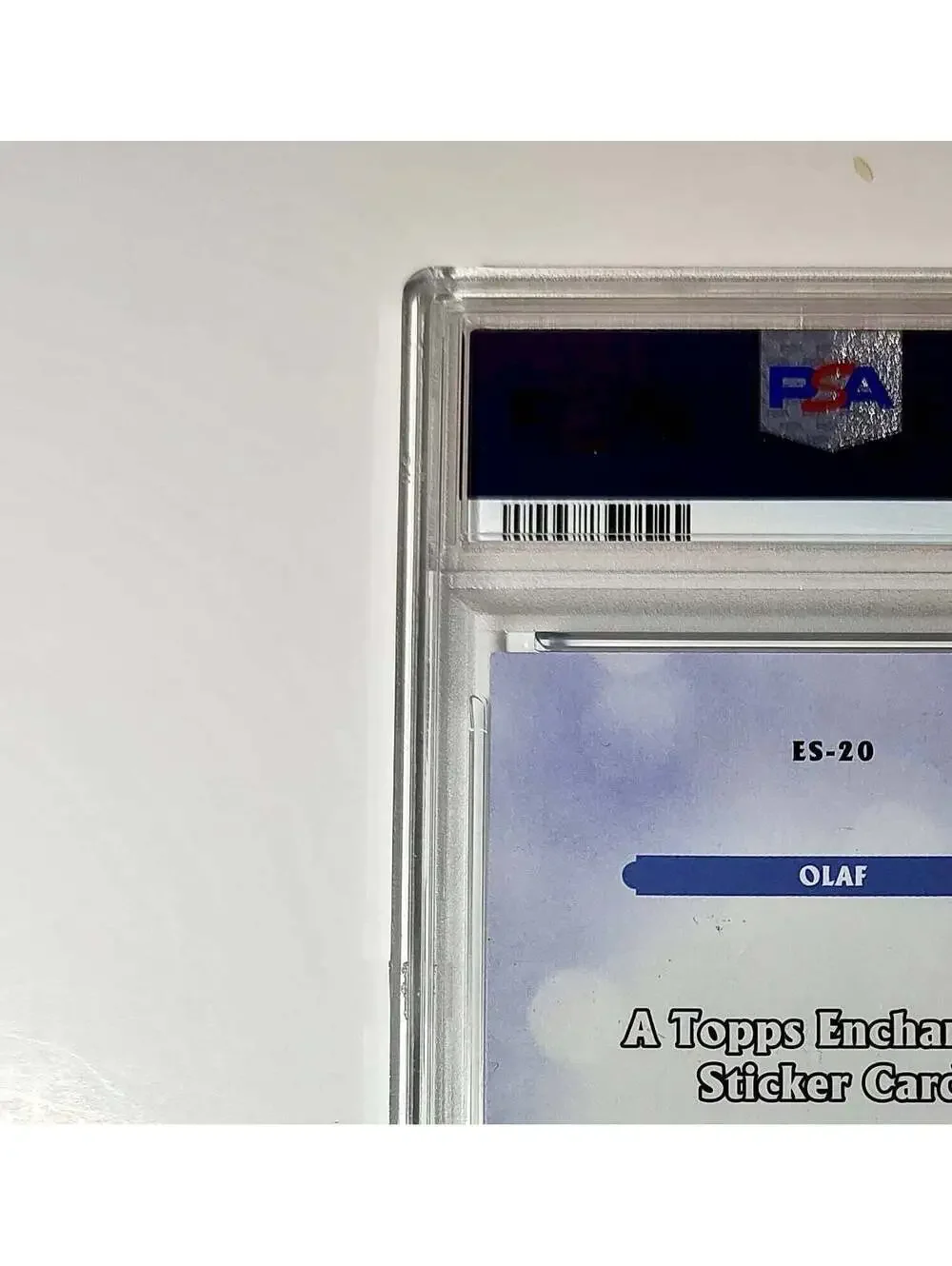 Olaf 2025 Topps Disney #ES-20 Enchanted Sticker Card Frozen PSA 9